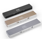 Mini Folding Bluetooth Keyboard Wireless Keypad Support3 Devices With Stand Rechargeable