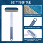 4-in-1 multi-functional brush for removing pet hair and cleaning window screens