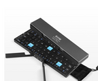 Mini Folding Bluetooth Keyboard Wireless Keypad Support3 Devices With Stand Rechargeable