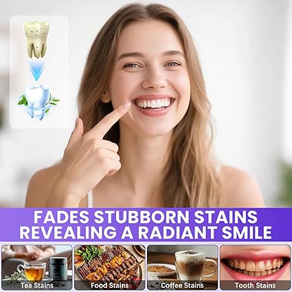 Purple Whitening And Stain-removing Tooth Plaster